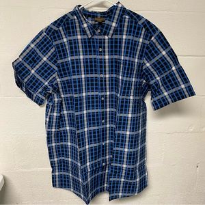 NWOT Boulder Creek Trading Company Mens Button Down Short Sleeve Shirt